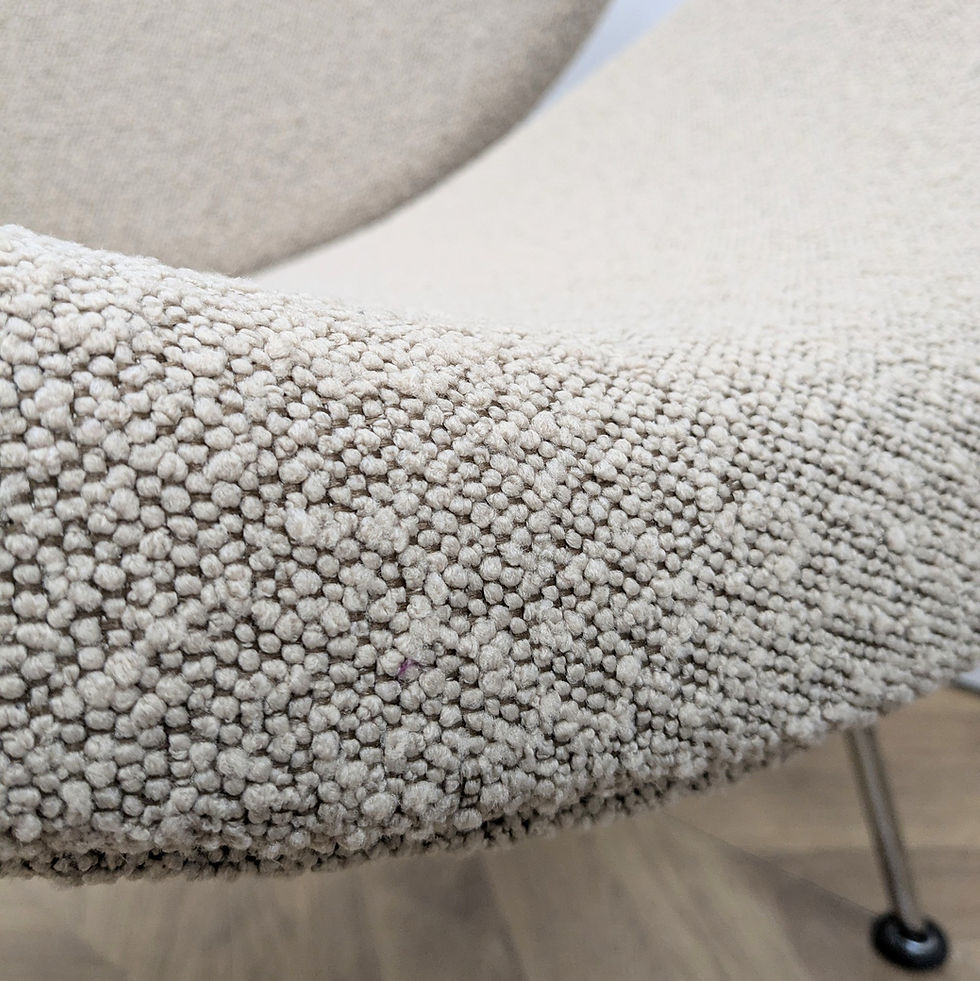 Miniature : Fauteuil Orange Slice vintage retapissé