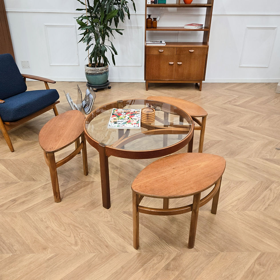 Table basse ronde Trinity par Nathan