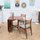 Thumbnail: Drop-leaf table by designer Bendt Winge