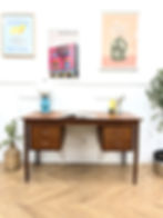 Bureau scandinave en teck