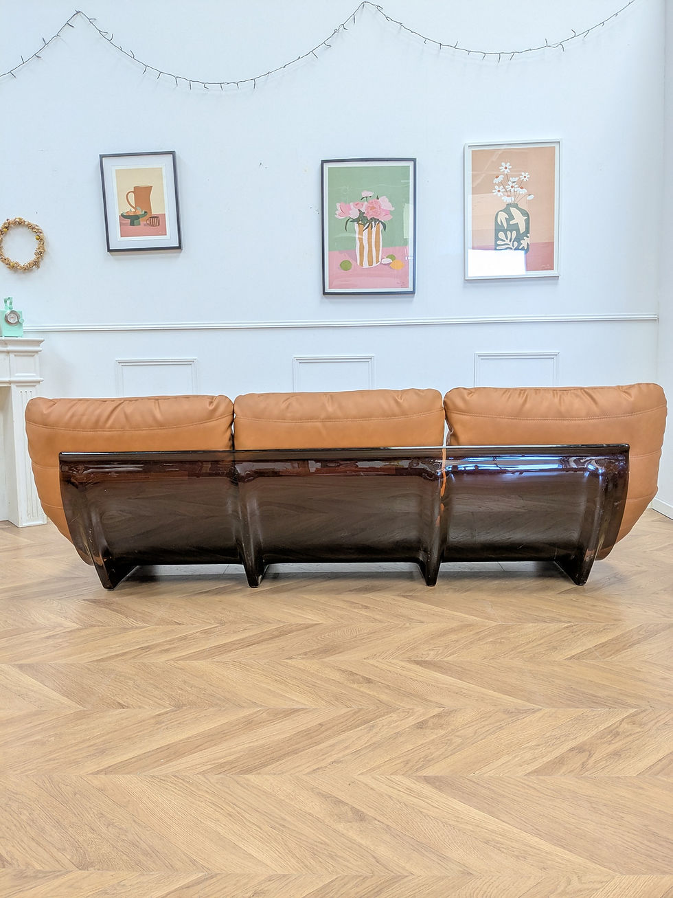 Miniature : Canapé 3 places Marsala par Ligne Roset couleur cognac