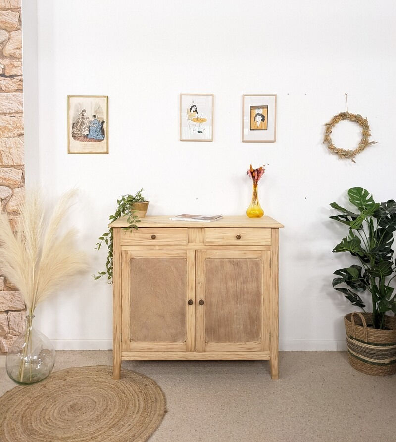 Buffet parisien rétro en bois