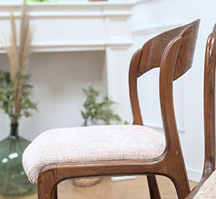 Duo Chaises Baumann Traîneau Scandinave 60s