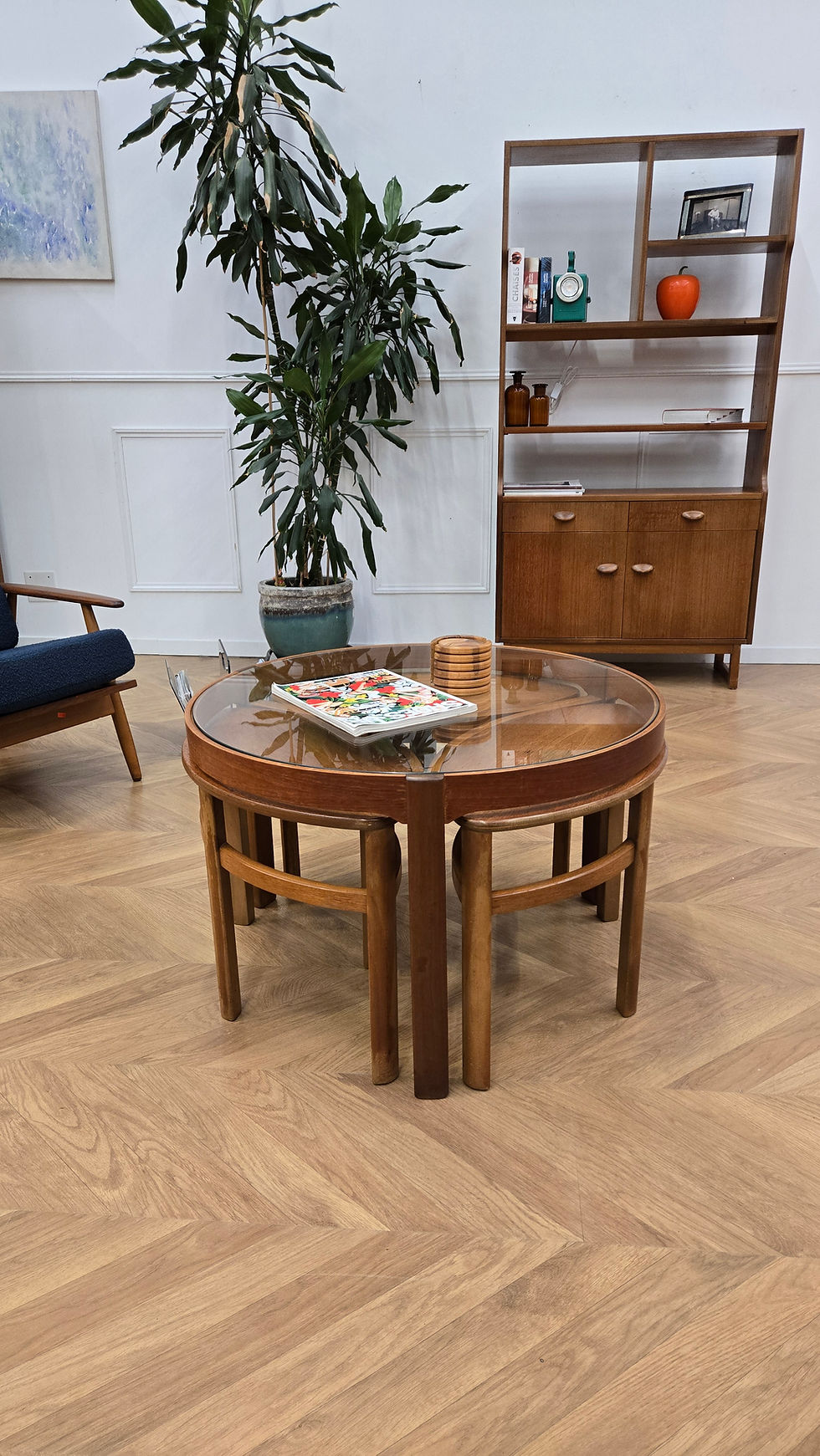 Table basse ronde Trinity par Nathan