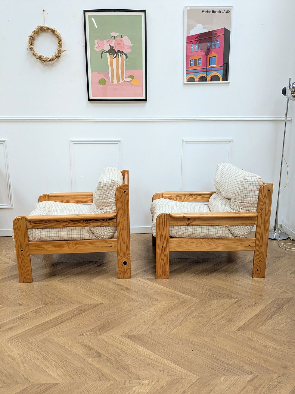 Miniature : Fauteuil vintage années 80