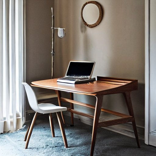 Un bureau vintage années 60