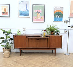 Enfilade vintage en teck des années 60
