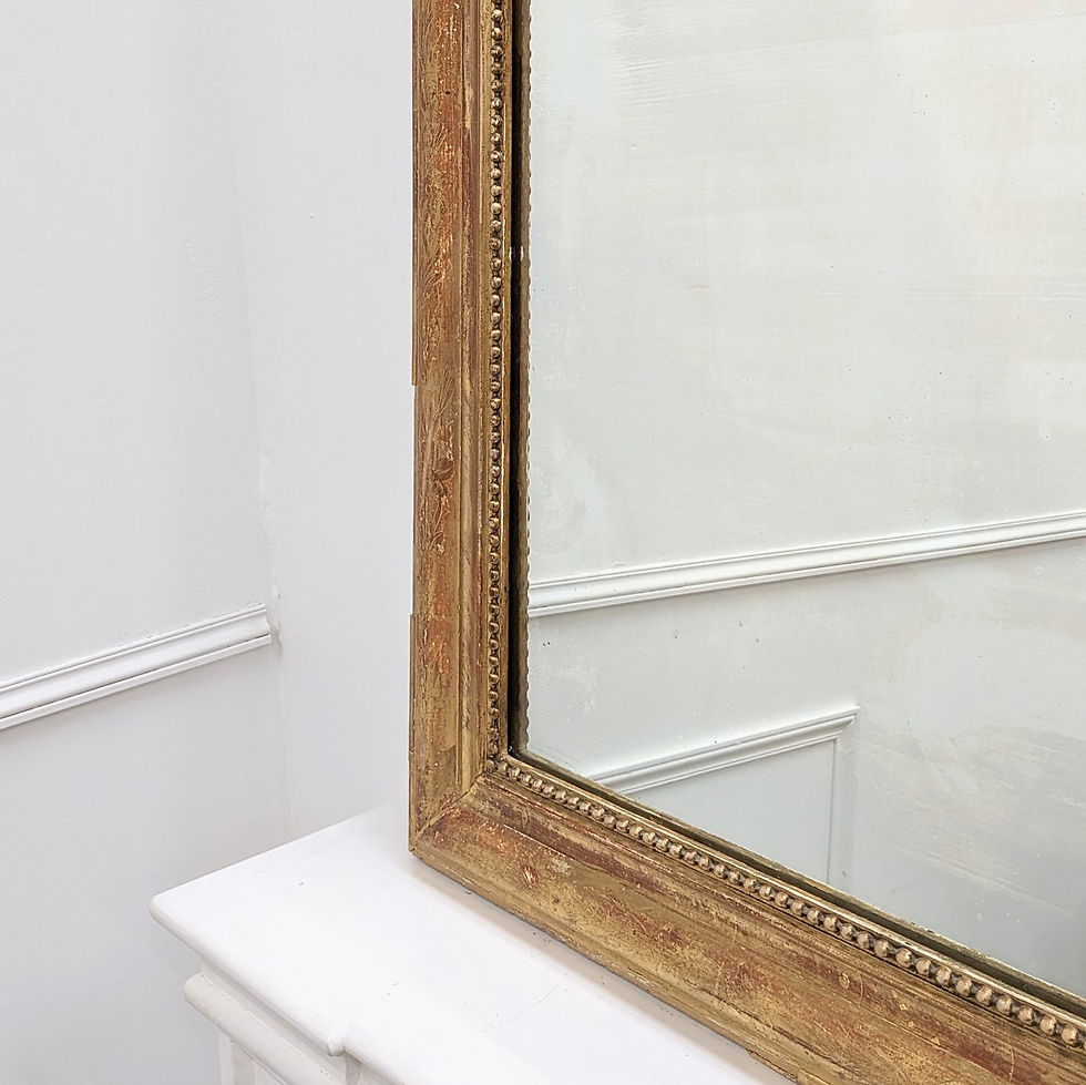 Miniature : Miroir ancien louis philippe soré