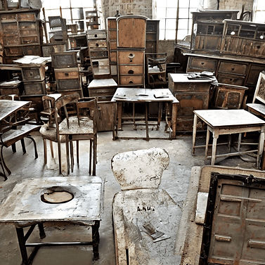 des meubles anciens de brocante