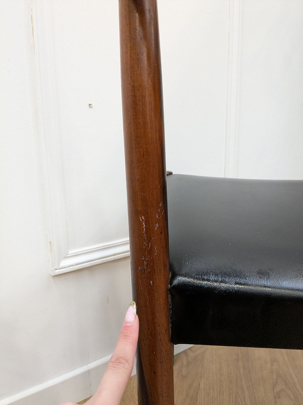 Miniature : Chaise en palissandre de Rio