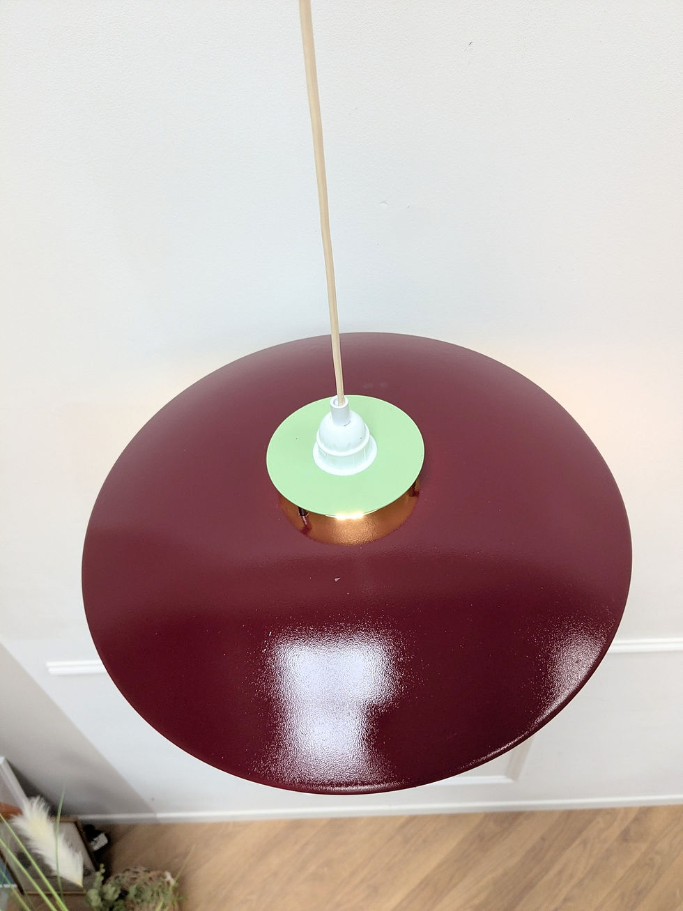 Miniature : Suspension Scandinave Vintage Burgundy