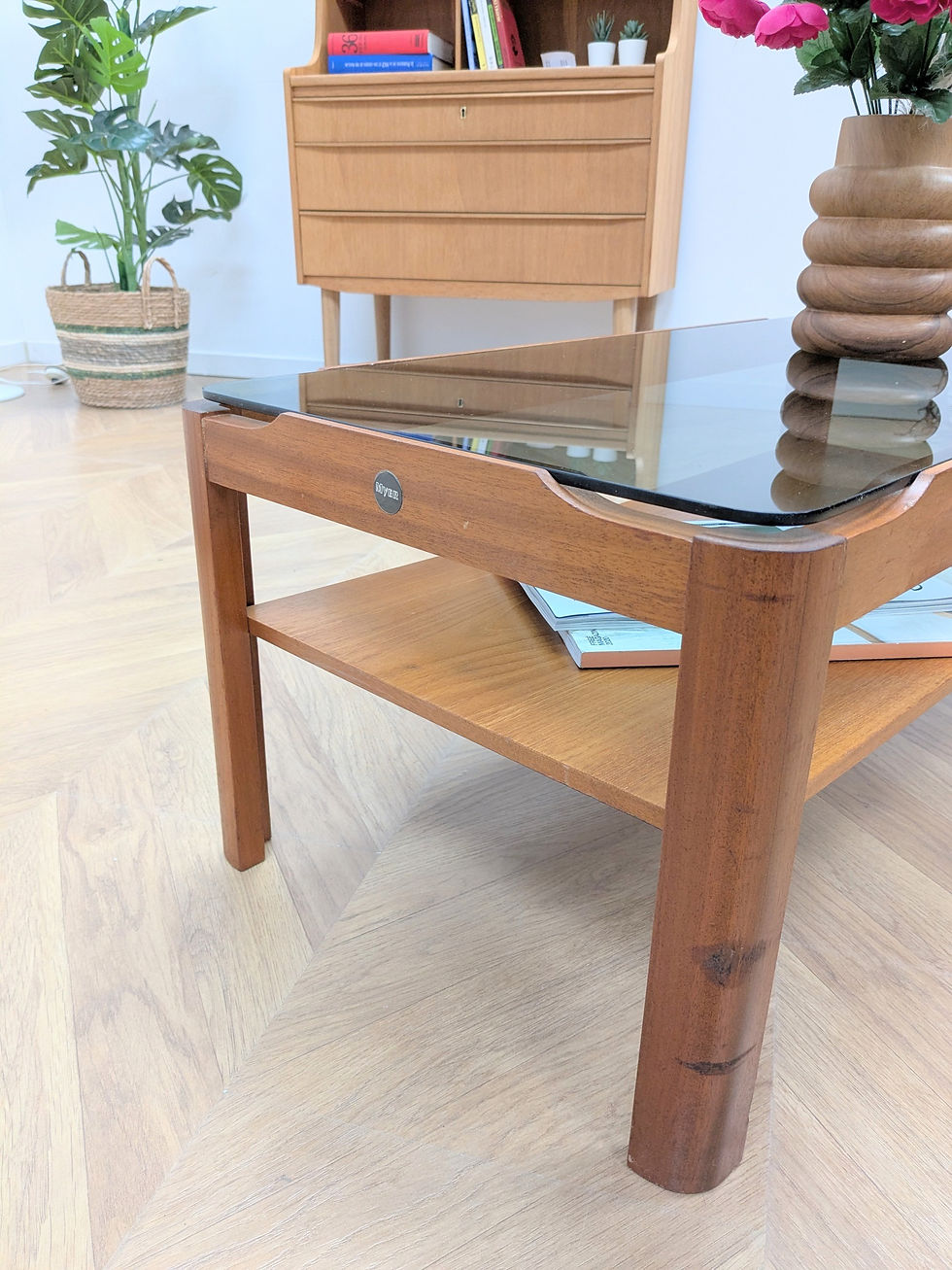 Miniature : Table Basse Myer Teck Vintage Années 60