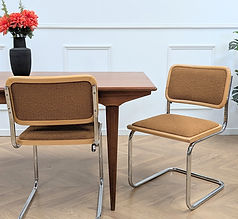 2 Chaises B32 safran