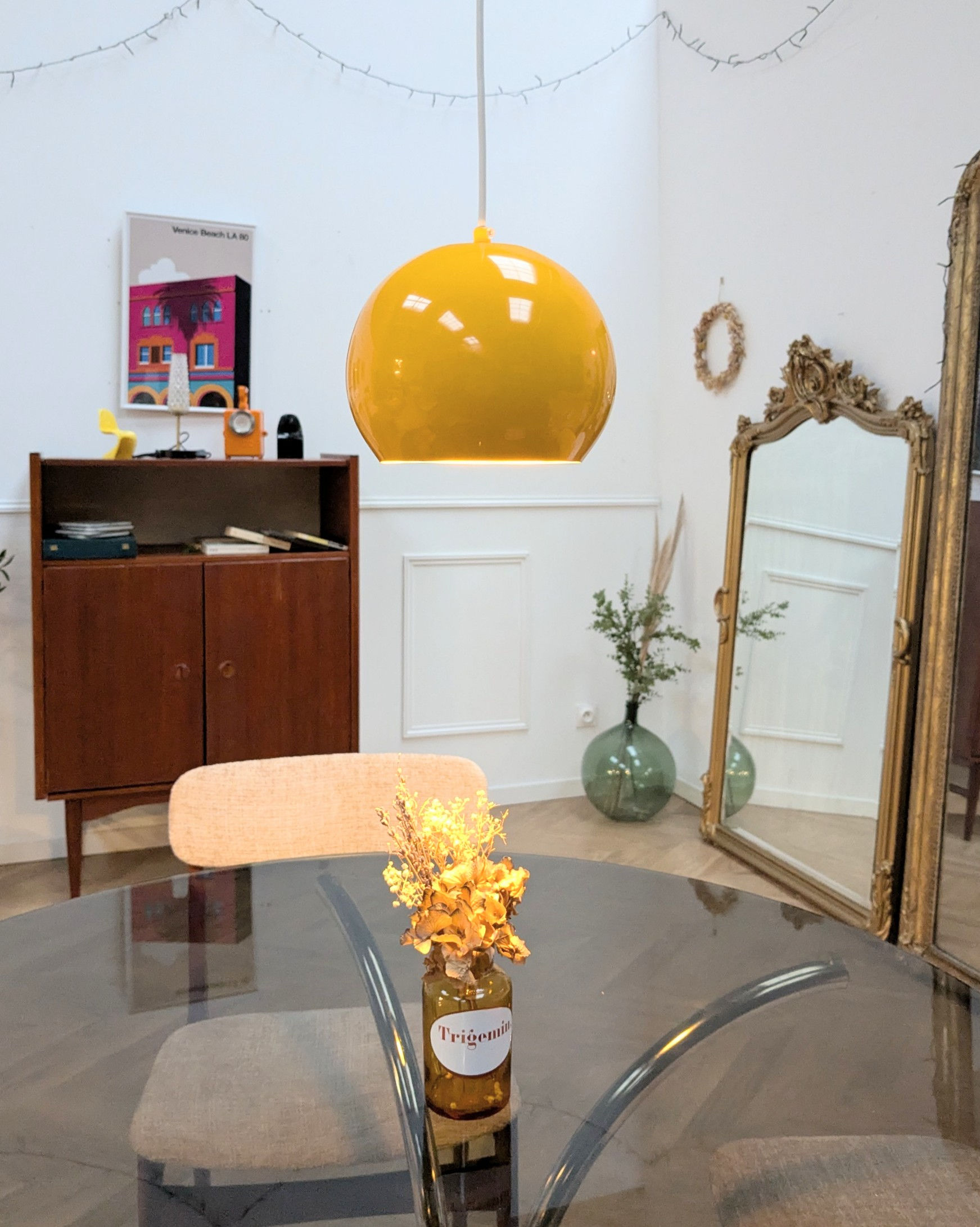 Suspension jaune danoise