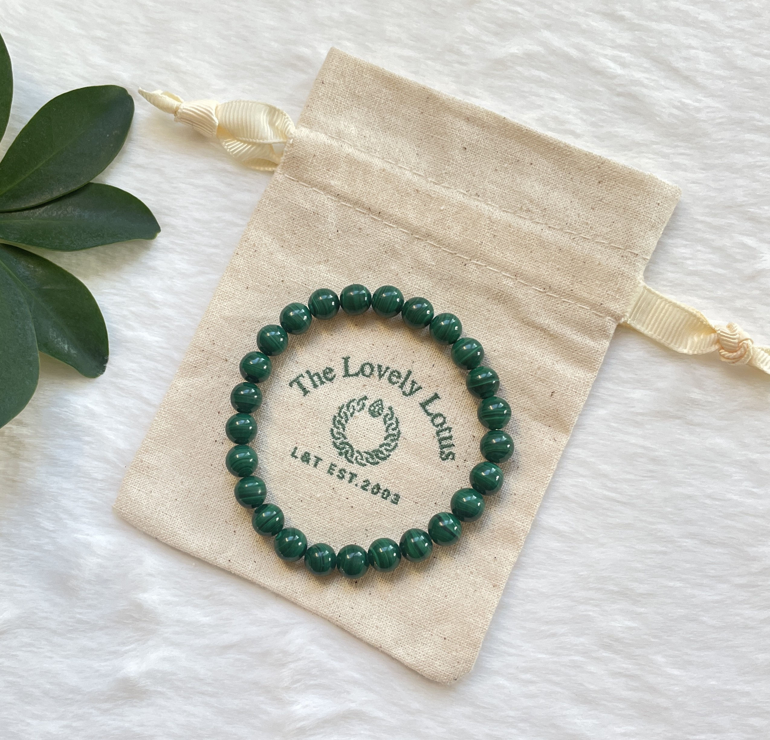 Malachite Bracelet — Transformation & Protection Collection