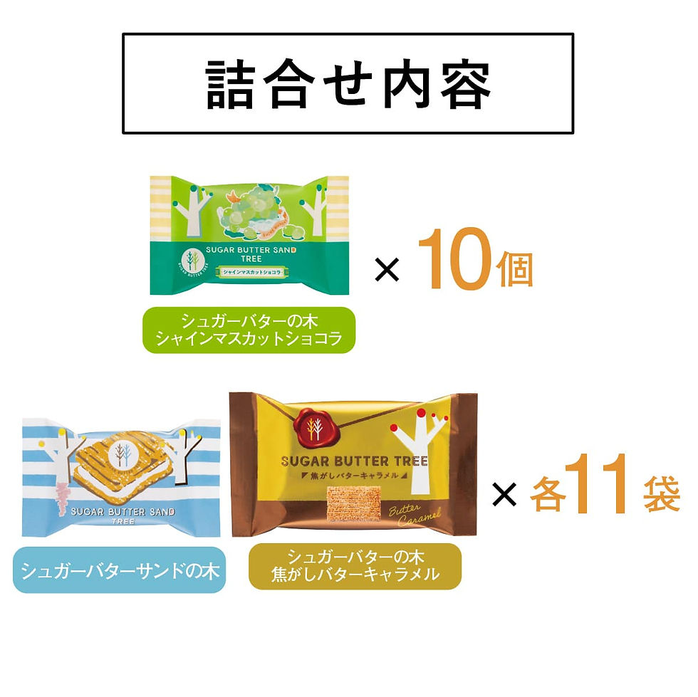 縮圖：SUGAR BUTTER TREE 春夏三重什錦盒 32件