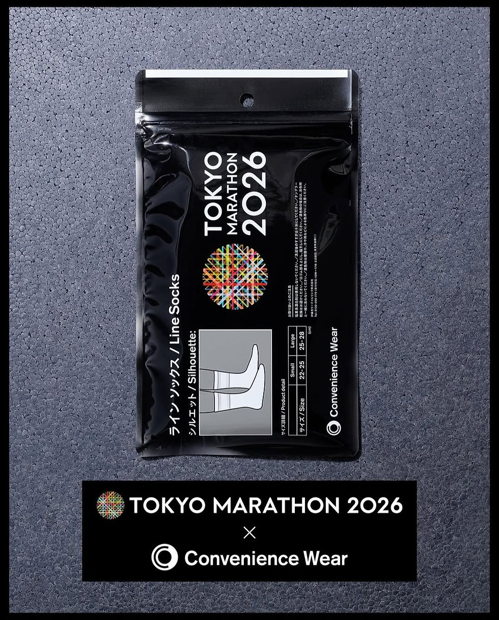 縮圖：FamilyMart Line Socks x TOKYO MARATHON 2026/白