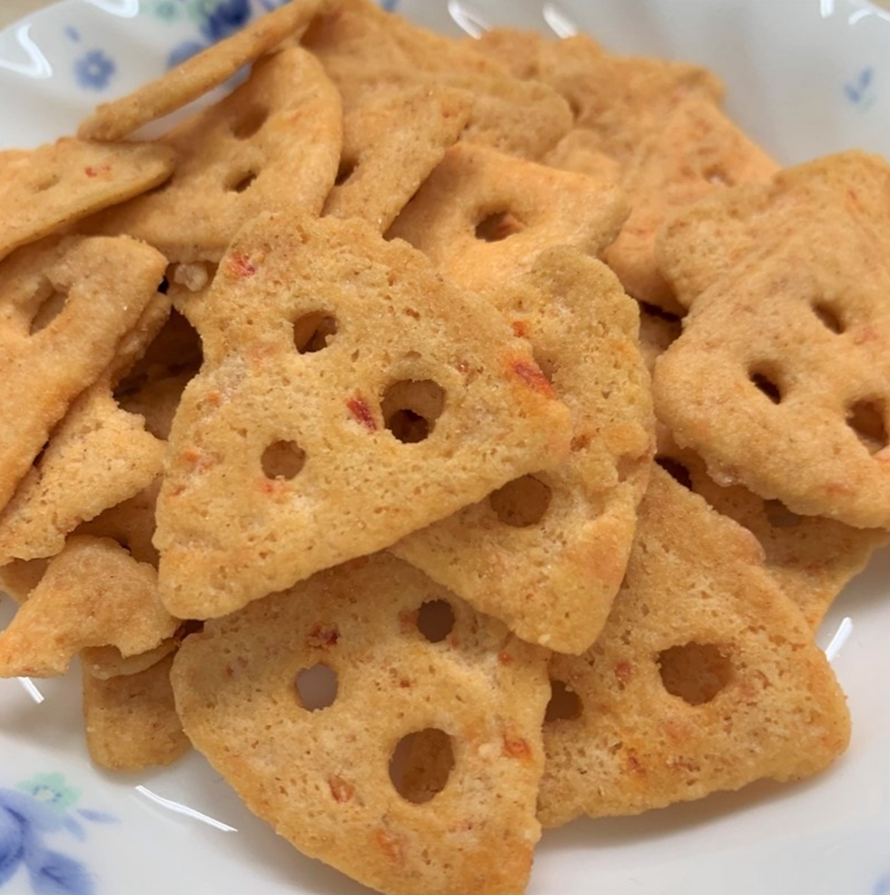 縮圖：坂角総本舖 x 江崎固力果 濃厚蝦餅零食