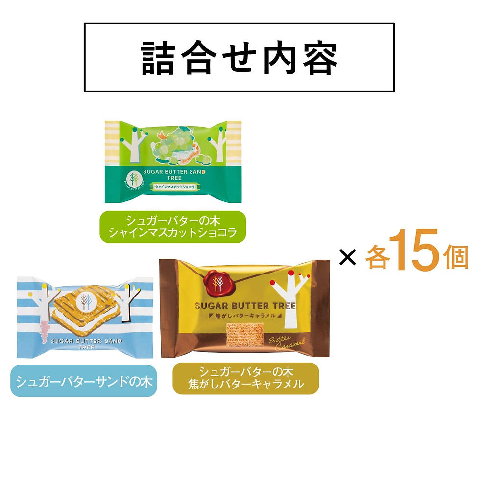 縮圖：SUGAR BUTTER TREE 春夏三重什錦盒 45件