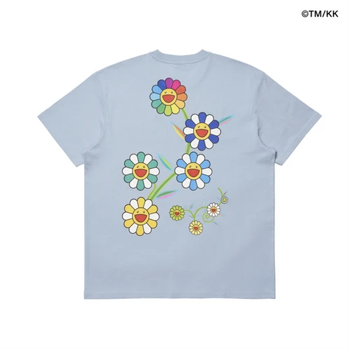 村上隆X BLACKPINK FLOWER GARDEN SHORT SLEEVE TEE~CLEAR BLUE 村上隆X BLACKPINK FLOWER GARDEN SHORT SLEEVE TEE~CLEAR BLUE