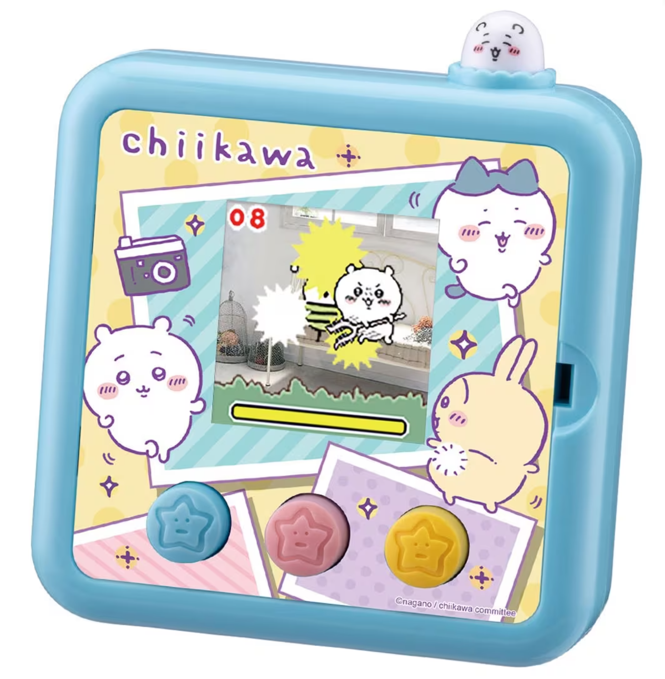 CHIIKAWA 實景相機互動遊戲機~藍色