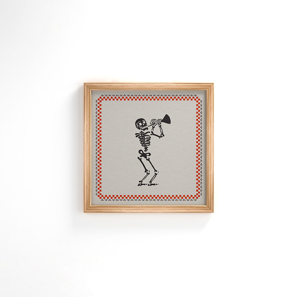 'Trumpet Bones' Print