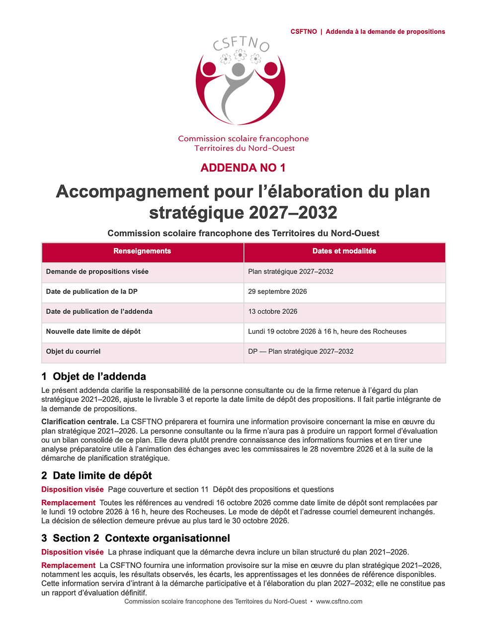 Accompagnement pour l’élaboration du planstratégique 2027–2032