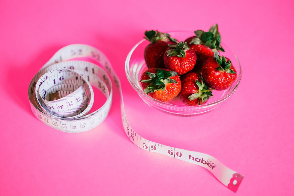 Strawberries And Measuring Tape (Photo by Lisa Fotios)