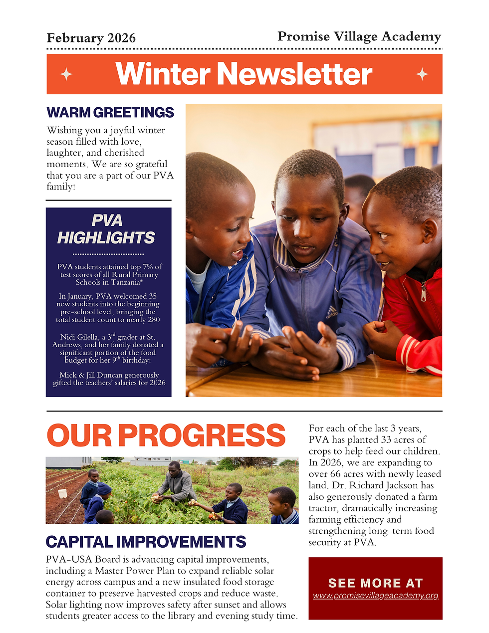 Winter Newsletter: February 2026