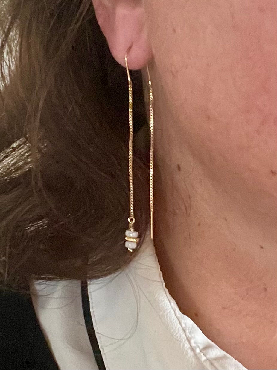 Miniature : BO perles de lin