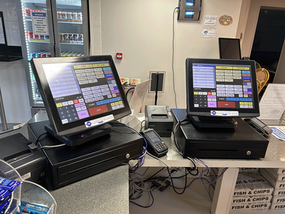 Hook of Clacton with a Reconditioned Uniwell Touchscreen EPOS