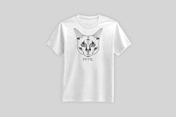 Tshirt chat blanc