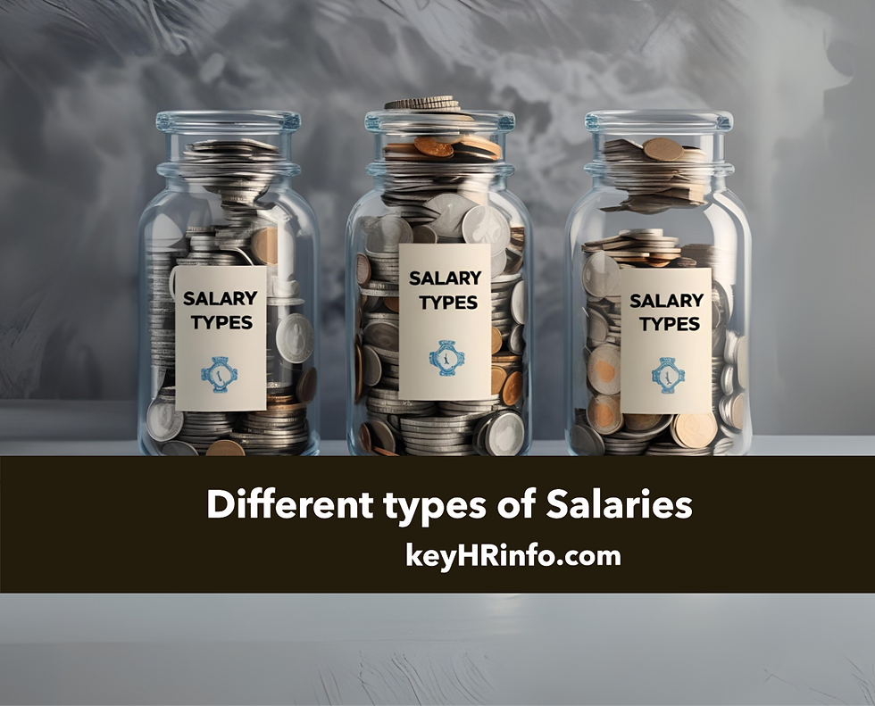 Differences between Salary Types