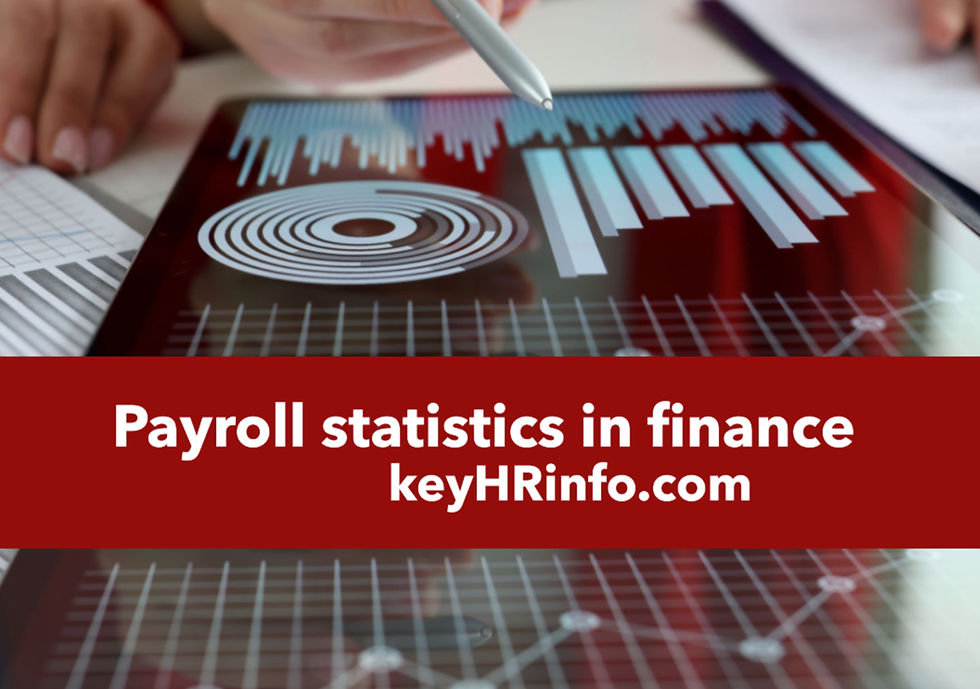 payroll statistics in finance