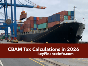 CBAM (Carbon Border Adjustment Mechanism) Tax Calculations in 2026
