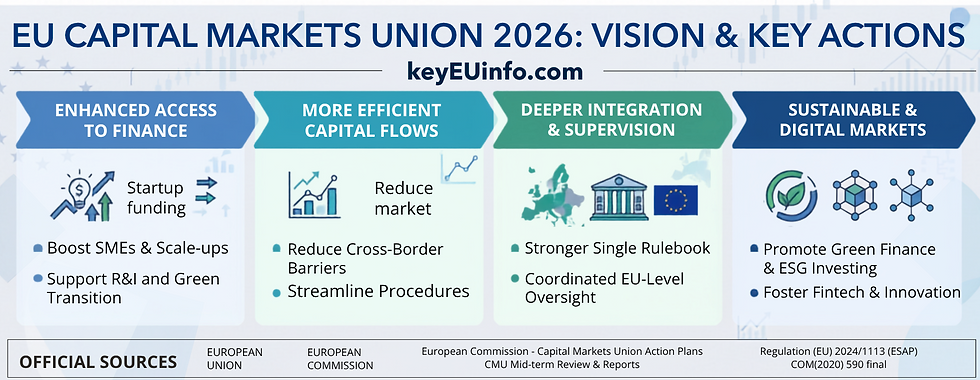 EU Capital Markets Union in 2026: Why It Matters for EU Growth