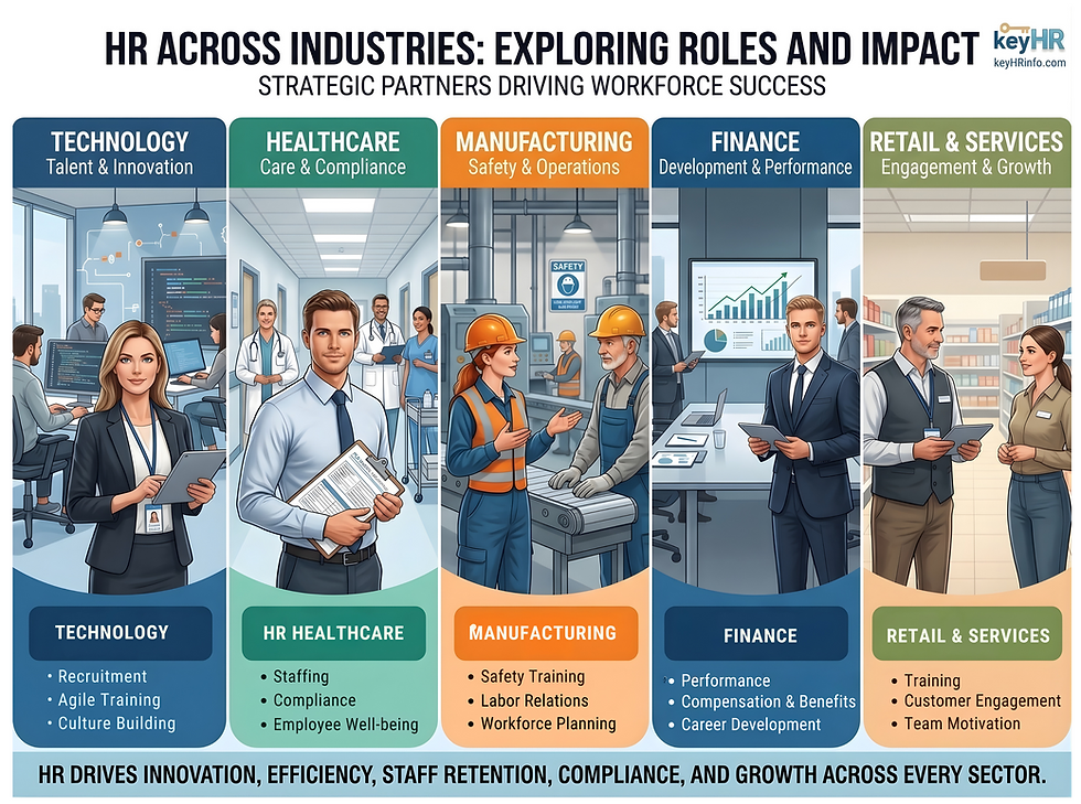 HR Across Industries: Exploring Roles and Impact (Updated 2026)