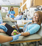 Woman Donating Blood