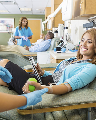 Woman Donating Blood
