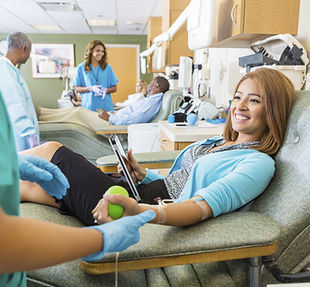 Woman Donating Blood