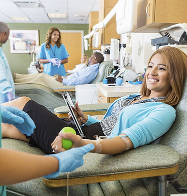 Woman Donating Blood