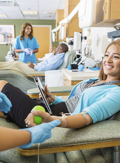 Woman Donating Blood