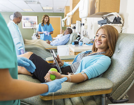 Woman Donating Blood