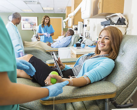 Woman Donating Blood