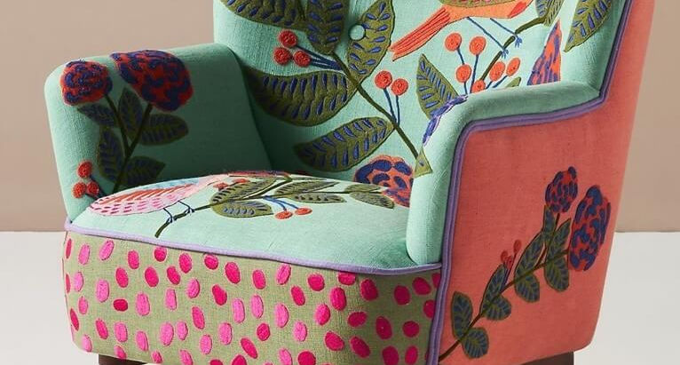 Small accent chair