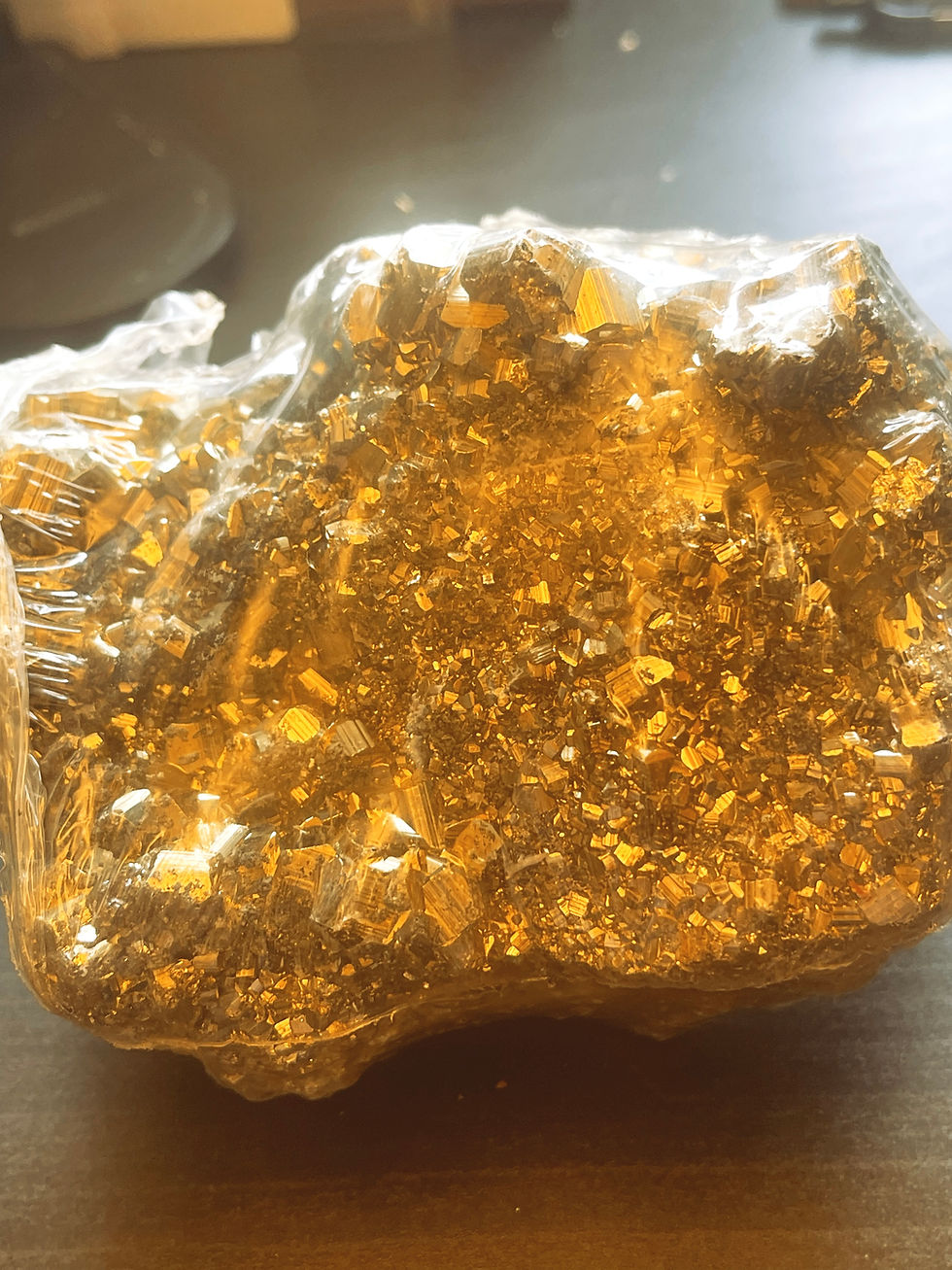 Thumbnail: Fools Gold Only 1 in the World The Most Powerful Crystal Cluster in the World