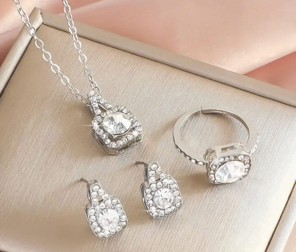 Thumbnail: The Billionaire Spell Jewels Earrings, Necklace & Ring Wealth Attraction Charm