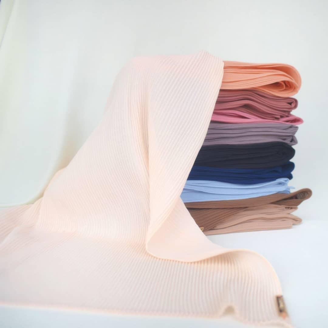 L'voile Facile Collection Premium pleated shawl