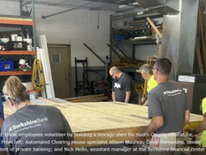 700 Berkshire Bank employees volunteer during community service week