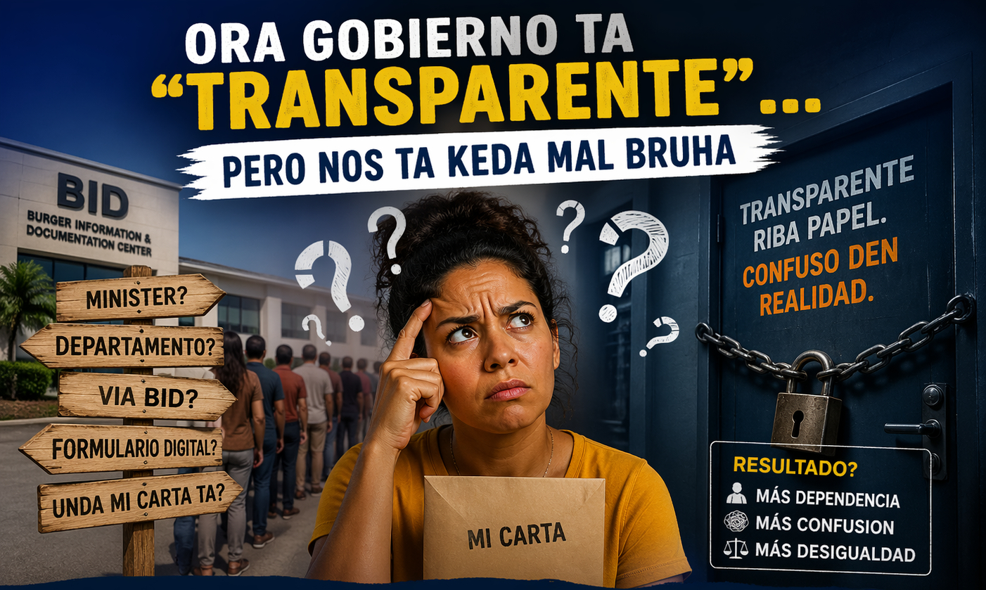 A woman thinking how transparent is the government with letters you send to them?